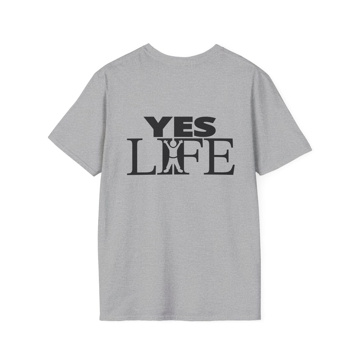 Unisex Softstyle T-Shirt - NO ROE, YES LIFE (Front & Back)